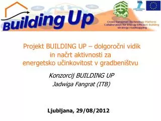 projekt building up dolgoro ni vidik in na rt aktivnosti za energetsko u inkovitost v gradbeni tvu