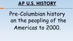 AP U.S. HISTORY - slide 1