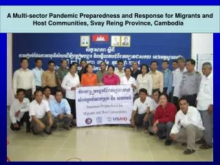 A Multi-sector Pandemic Preparedness and Response for Migrants and