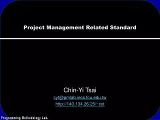 project management related standard