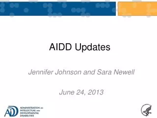 AIDD Updates