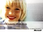 ICT Leader Workshop - slide 1