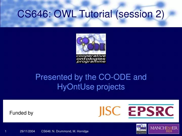 cs646 owl tutorial session 2