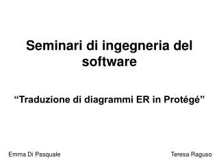 seminari di ingegneria del software