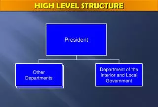 HIGH LEVEL STRUCTURE