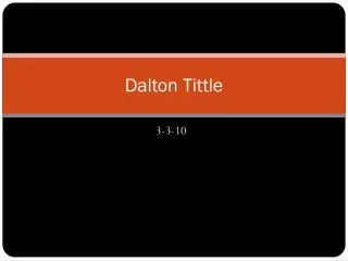 Dalton Tittle