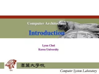 Computer Architecture Introduction