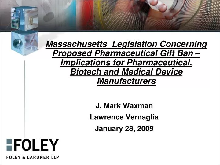 j mark waxman lawrence vernaglia january 28 2009