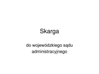 skarga