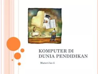 komputer di dunia pendidikan