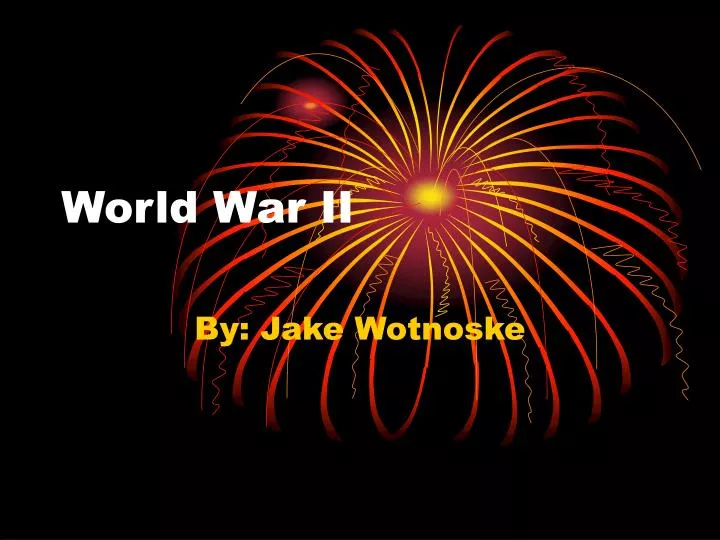 world war ii