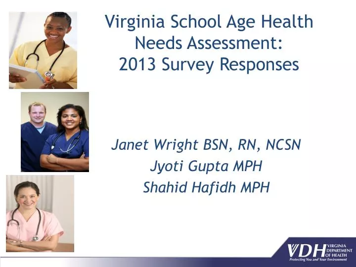 virginia school age health needs assessment 2013 survey responses
