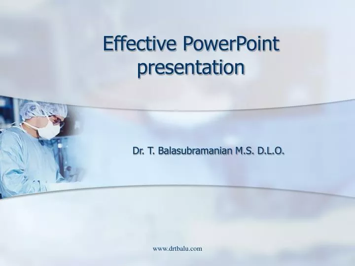 effective powerpoint presentation