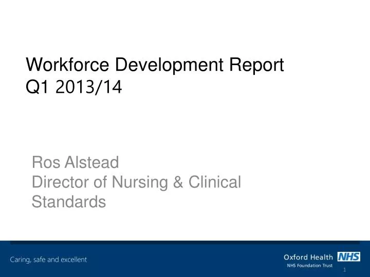 workforce development report q1 2013 14