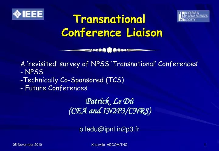 transnational conference liaison