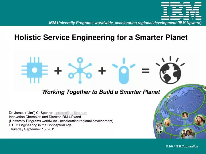 holistic service engineering for a smarter planet