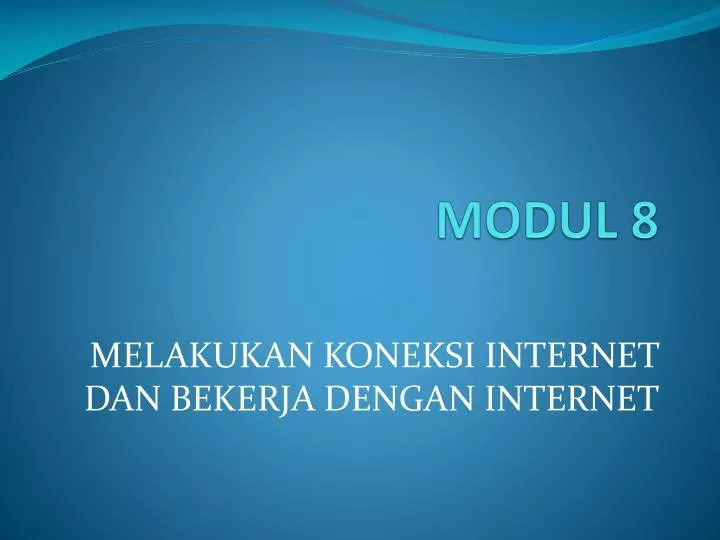 modul 8