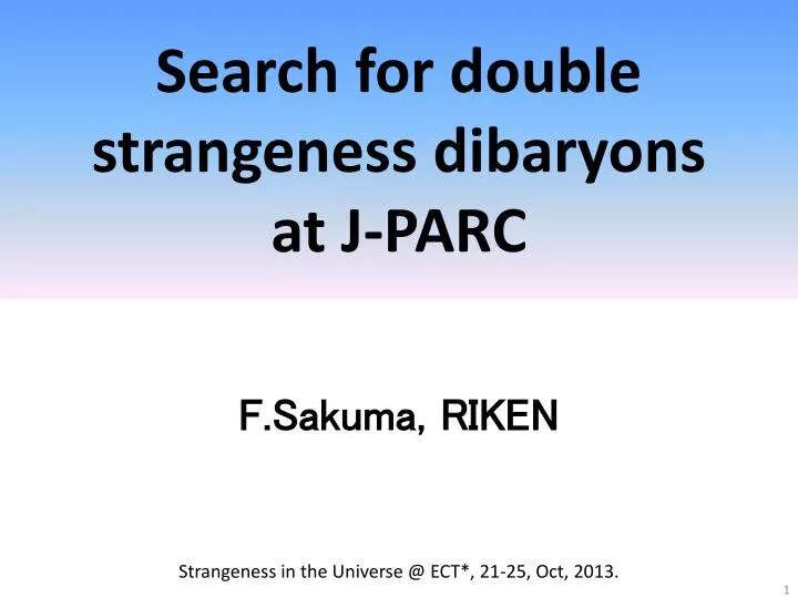 search for double strangeness dibaryons at j parc