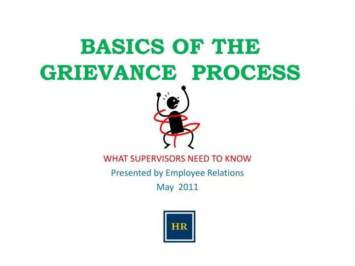 basics of the grievance process