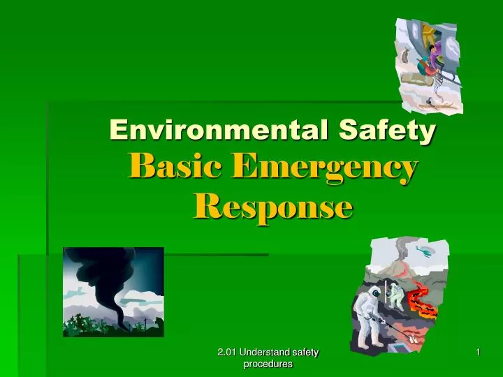 environmental safety basic emergency response