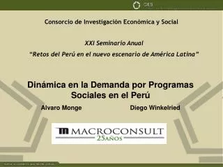 Consorcio de Investigación Económica y Social