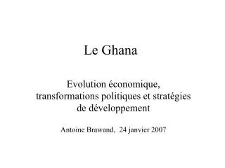 le ghana