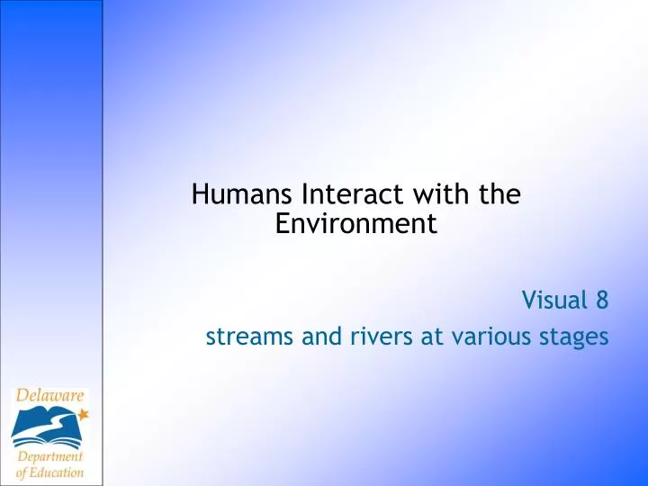 humans interact with the environment