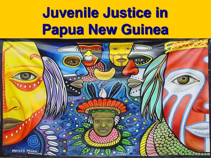 juvenile justice in papua new guinea