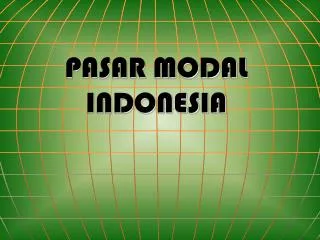 pasar modal indonesia