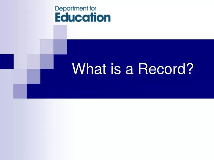 what is a record