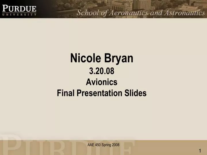 nicole bryan 3 20 08 avionics final presentation slides