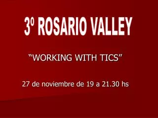 working with tics 27 de noviembre de 19 a 21 30 hs