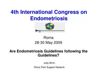 4th International Congress on Endometriosis