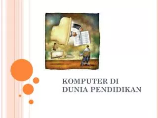 komputer di dunia pendidikan