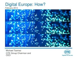 Digital Europe: How? February 2014