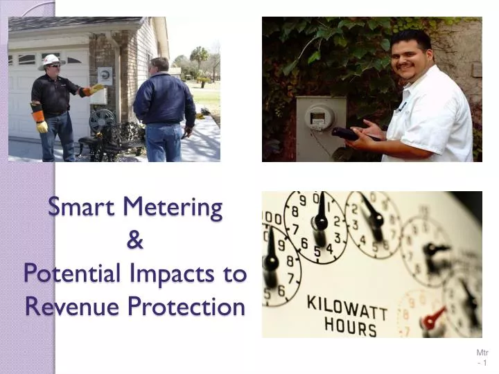 smart metering potential impacts to revenue protection