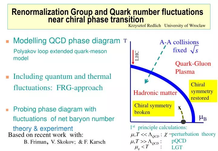 renormalization group and quark number fluctuations near chiral phase transition
