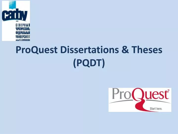 proquest dissertations theses pqdt