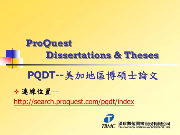 proquest dissertations theses