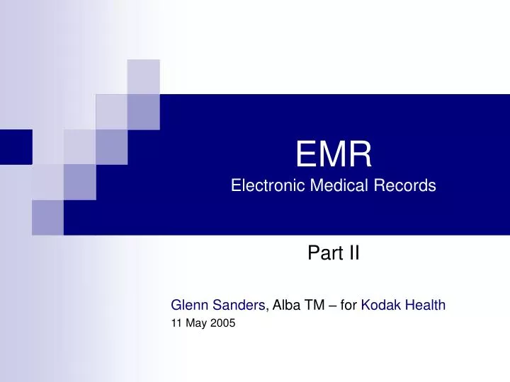 emr electronic medical records
