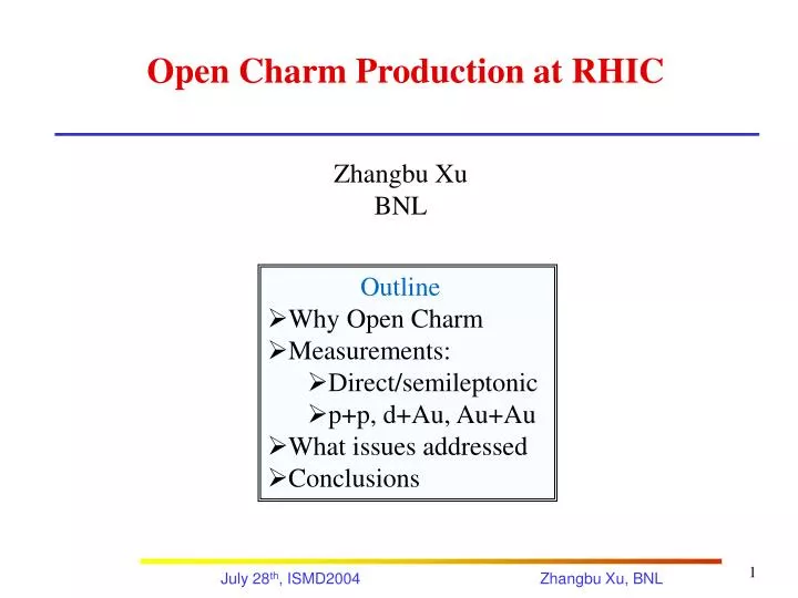 open charm production at rhic