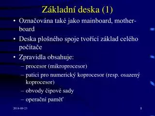 z kladn deska 1