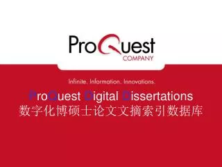 p ro q uest d igital d issertations