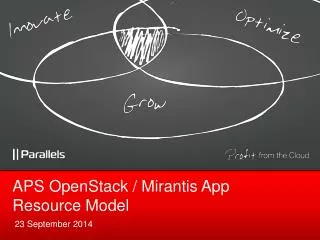 APS OpenStack / Mirantis App Resource Model