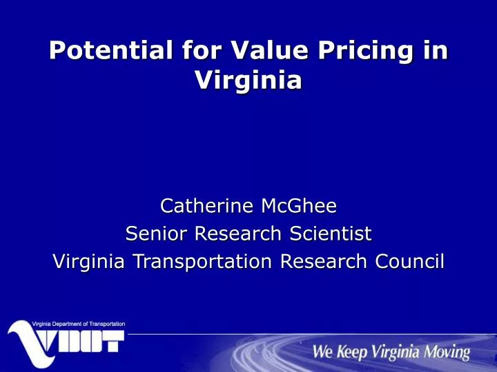 potential for value pricing in virginia