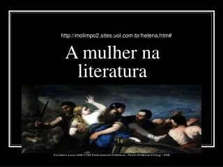 a mulher na literatura