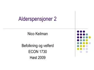 Alderspensjoner 2