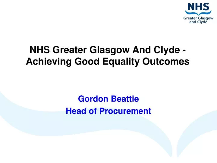 nhs greater glasgow and clyde achieving good equality outcomes