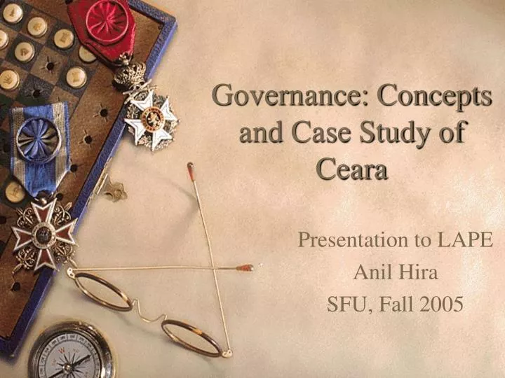 governance concepts and case study of ceara