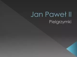 jan pawe ii
